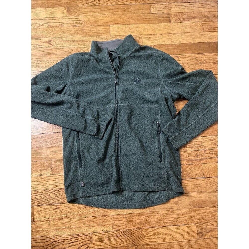 Sprayway Thin Fleece Jacket Size Mens Medium ZIp up Thin *No Material Tag*